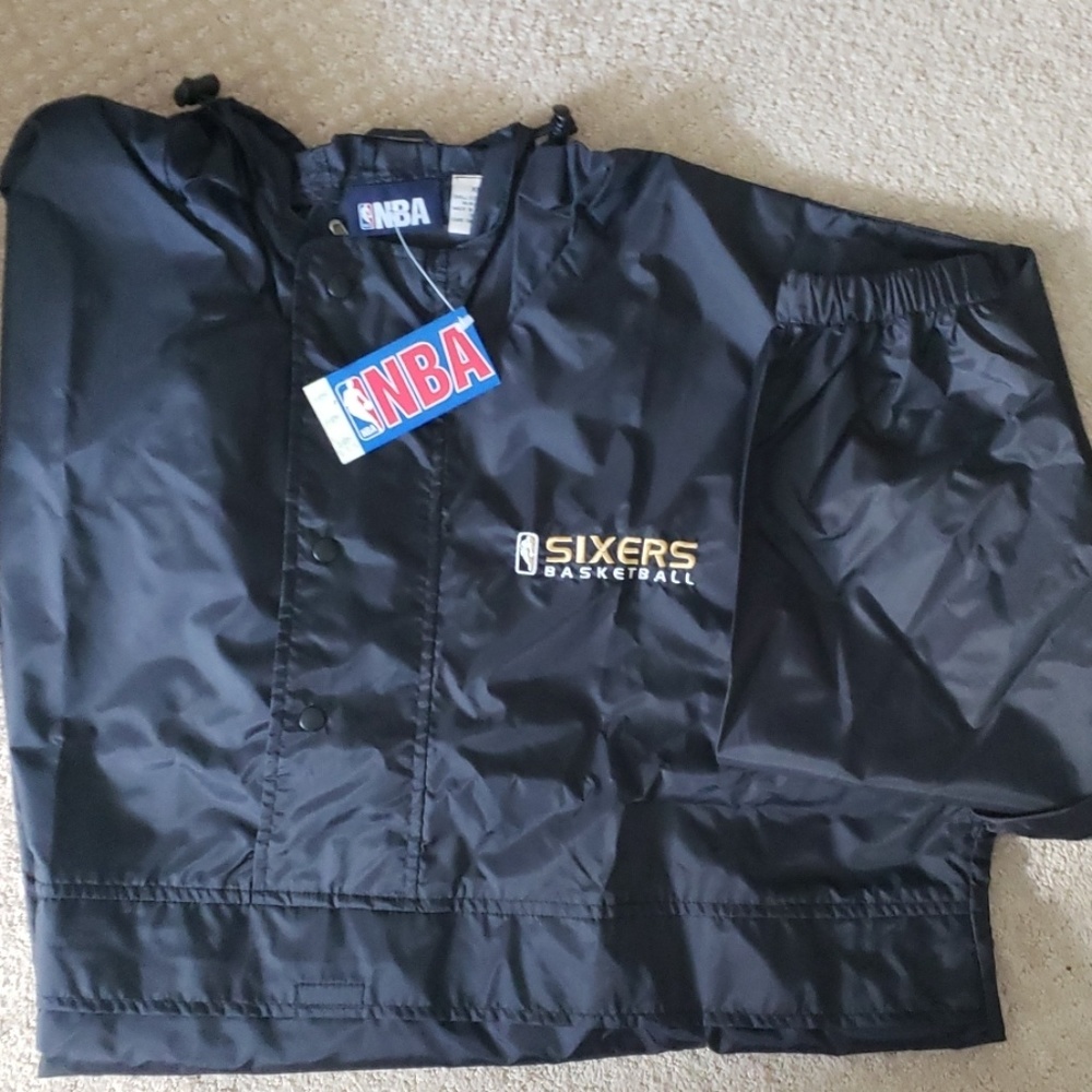 Sixers NBA warm up jacket
